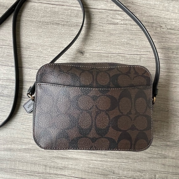 Coach Signature C Mini Leather Cross Body Shoulder Bag. - Picture 2 of 16